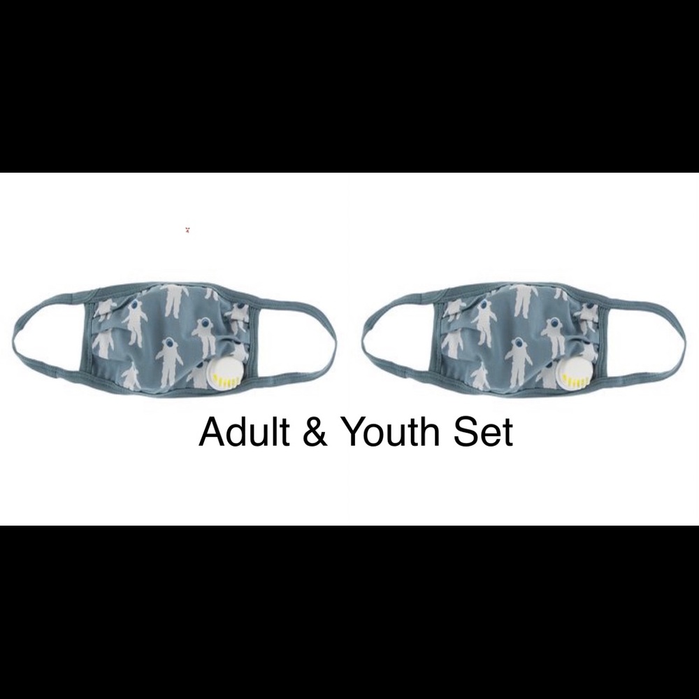 Kickee Pants Mommy & Me Masks Dusty Sky Astronaut